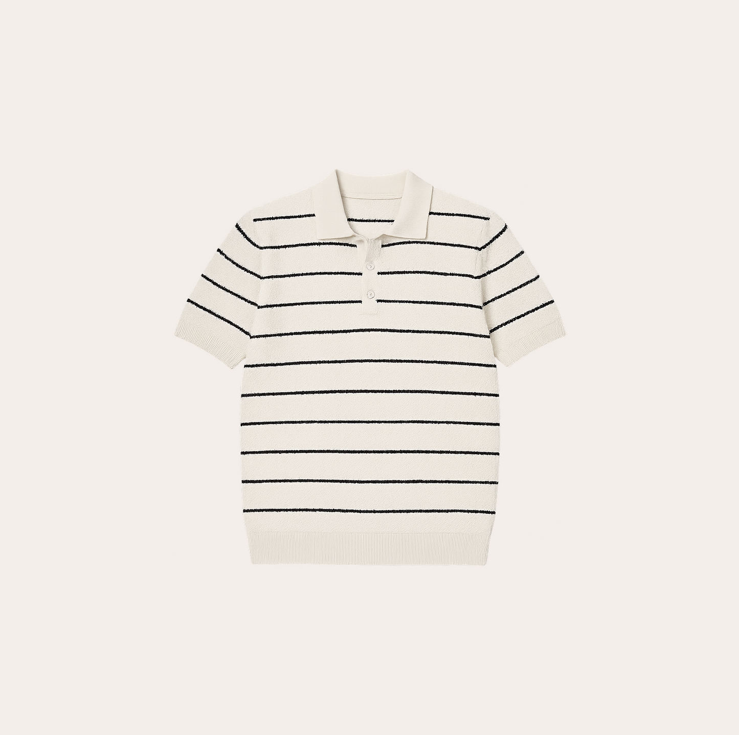 Men’s Striped Business Polo