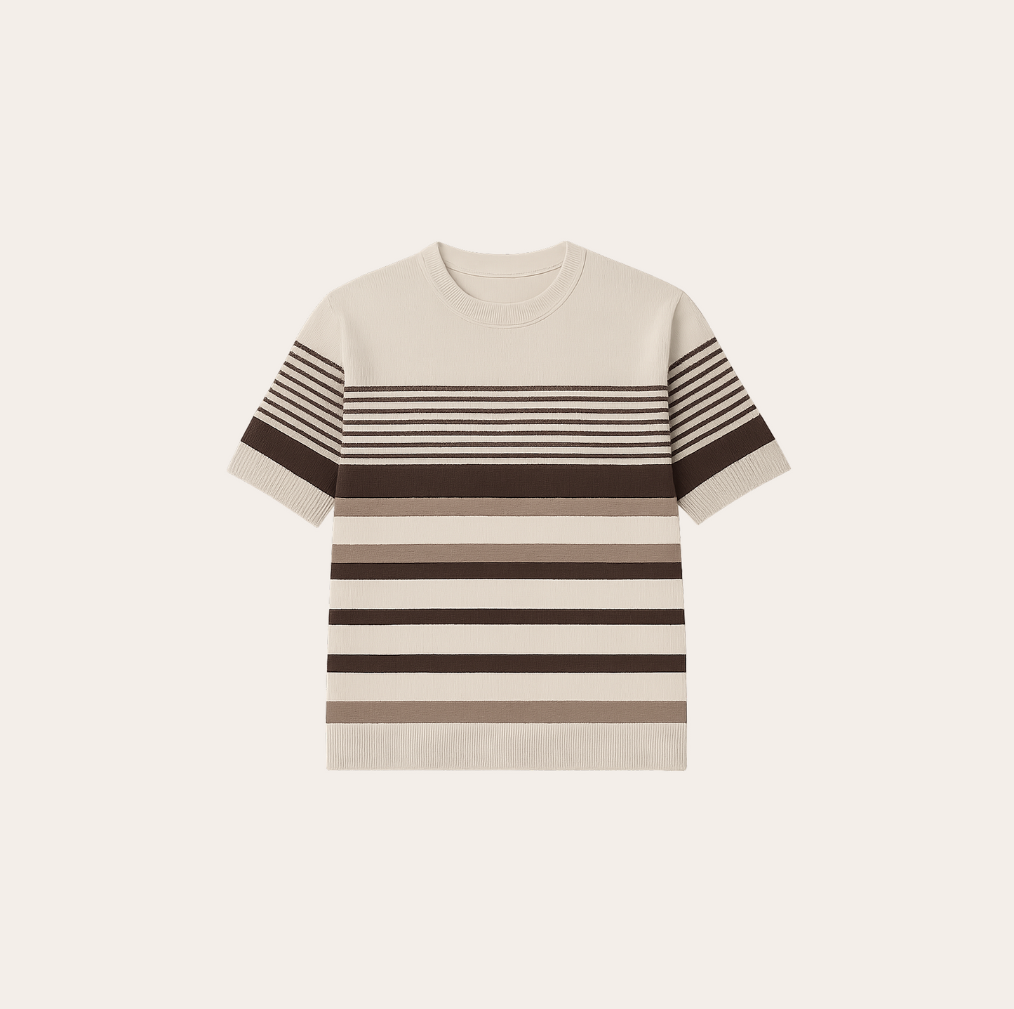 Men’s Striped Knit T-Shirt