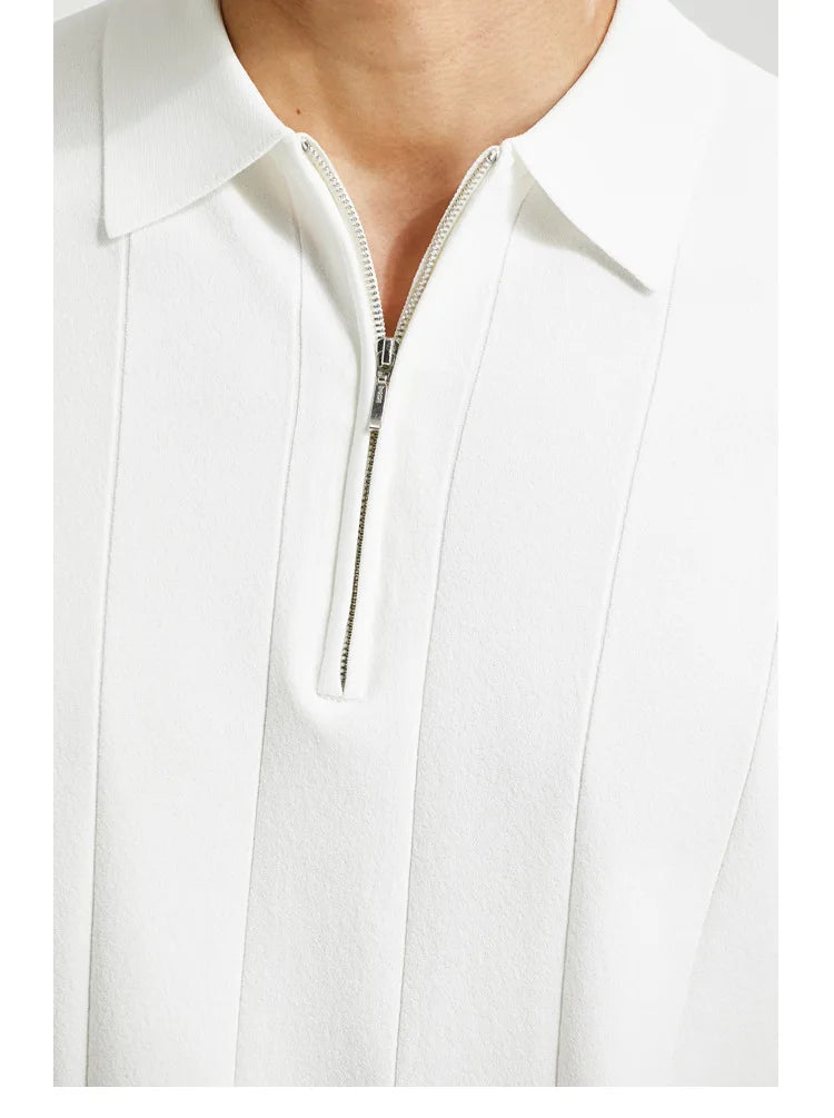 Men’s Refined Zipper Polo