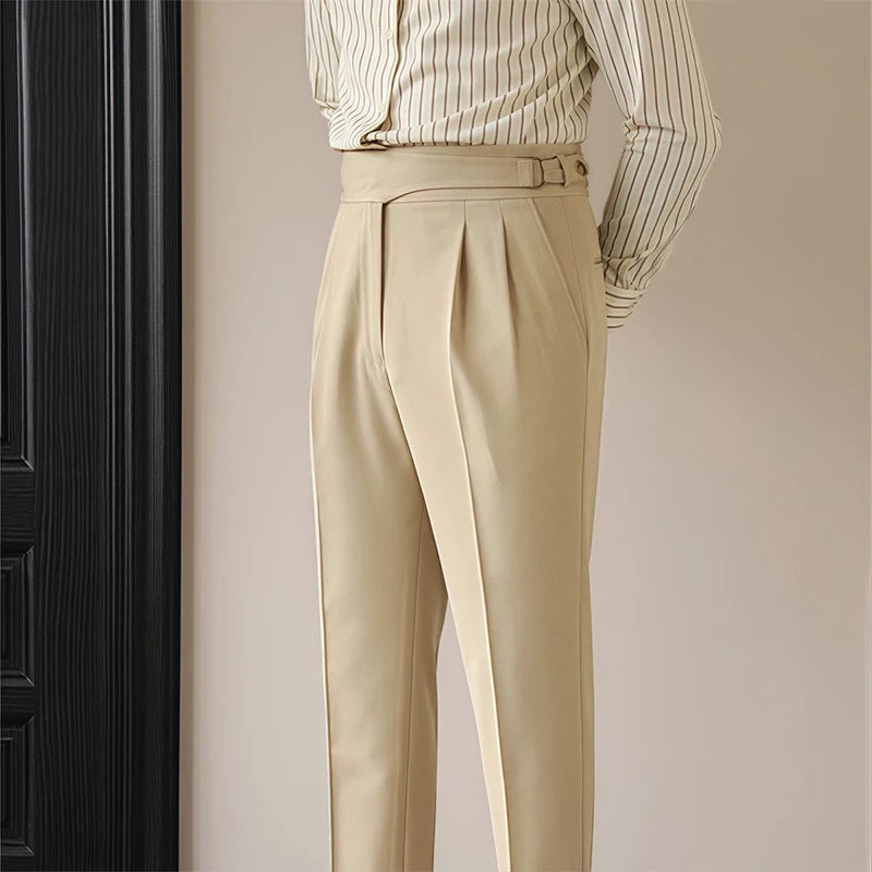 Men’s Draped Suit Pants