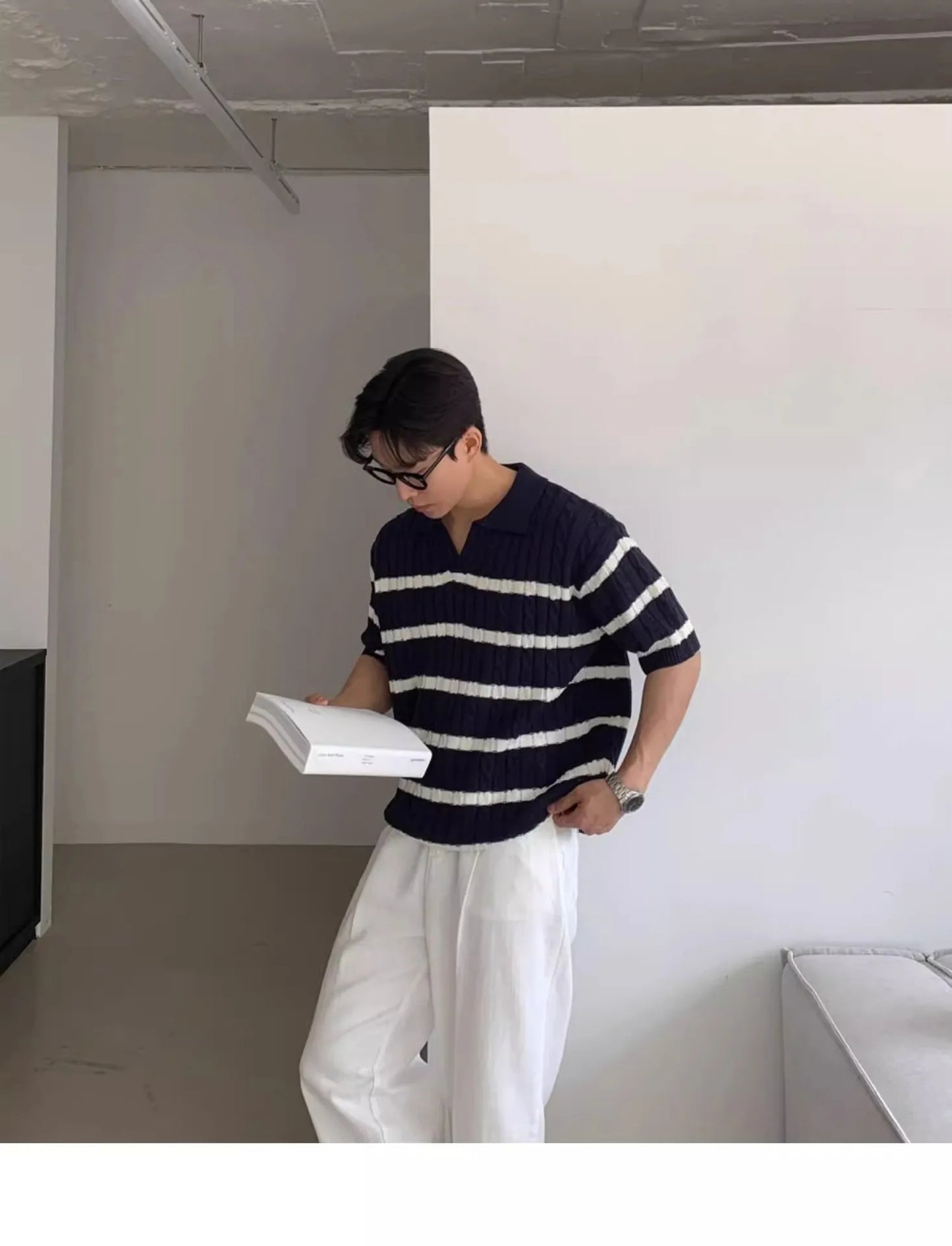 Men’s Knit Polo Shirt