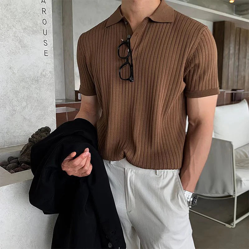 Men’s Retro Knit Polo