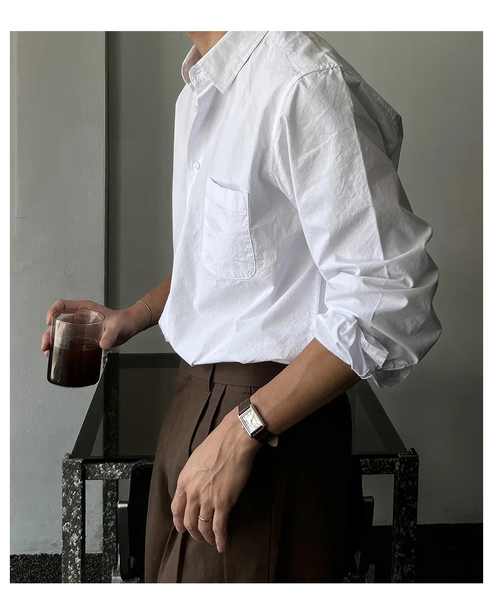 Men’s Luxury Textured Shirt
