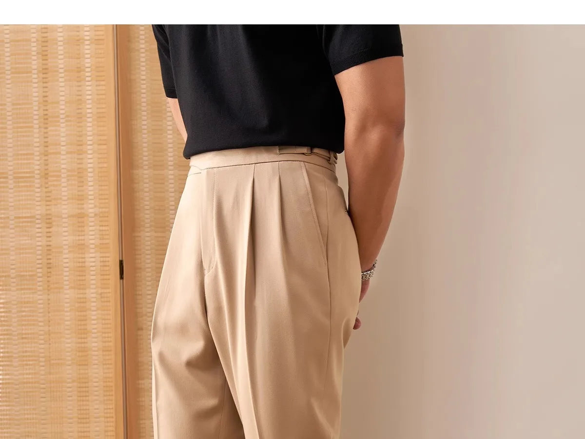Men’s Draped Suit Pants