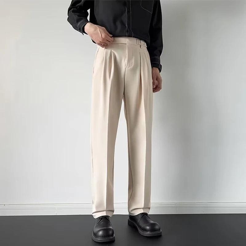 Men’s Draped Baggy Suit Pants