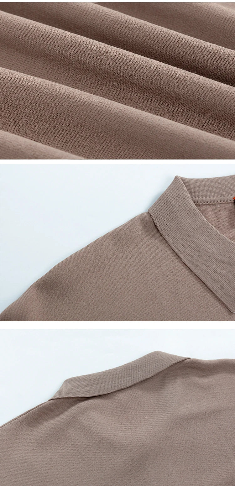 Men’s Light Luxury V-Neck Polo
