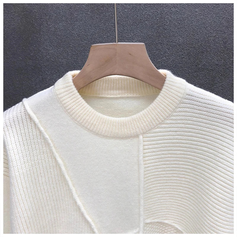 Men’s Patchwork Knit Sweater