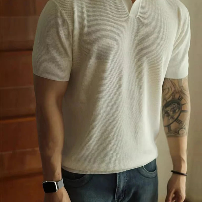Men’s Knit Polo Shirt