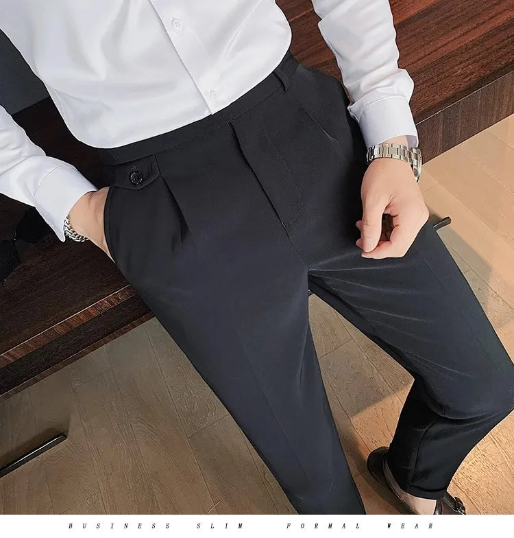 Men’s Drooping Baggy Suit Pants