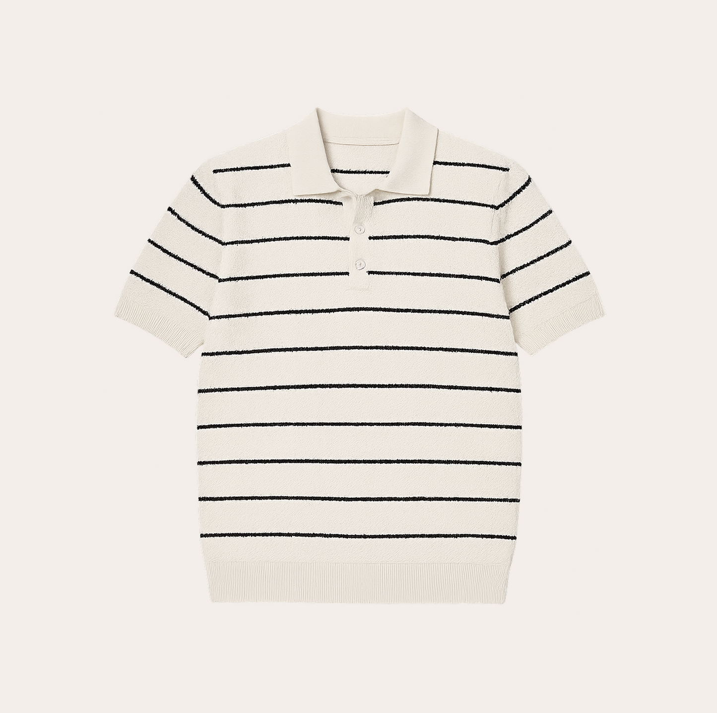 Men’s Striped Business Polo