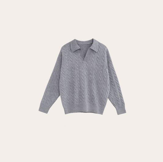 Men’s Jacquard Knit Pullover