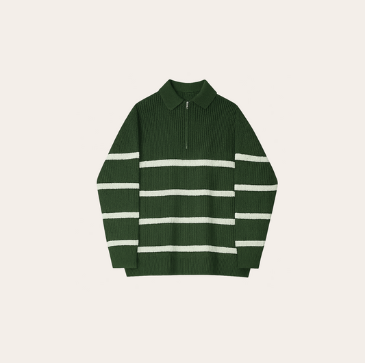Men’s Patchwork Knit Sweater