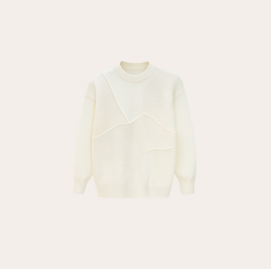 Men’s Patchwork Knit Sweater