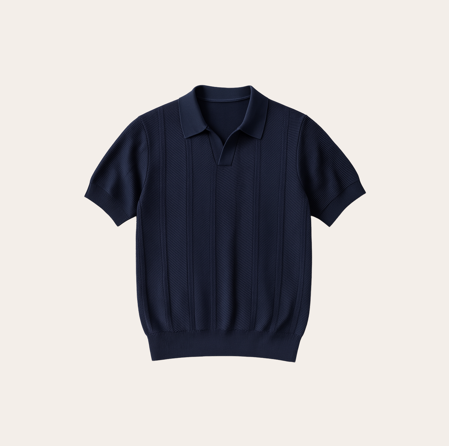 Men’s Knitted Polo Shirt