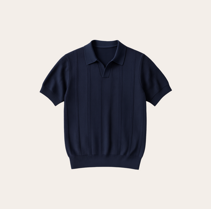 Men’s Knitted Polo Shirt