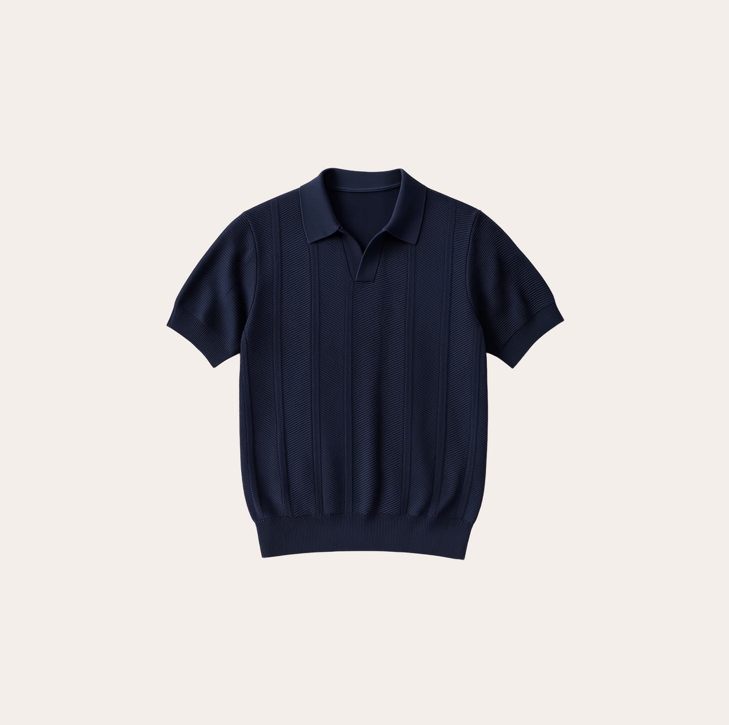 Men’s Knitted Polo Shirt
