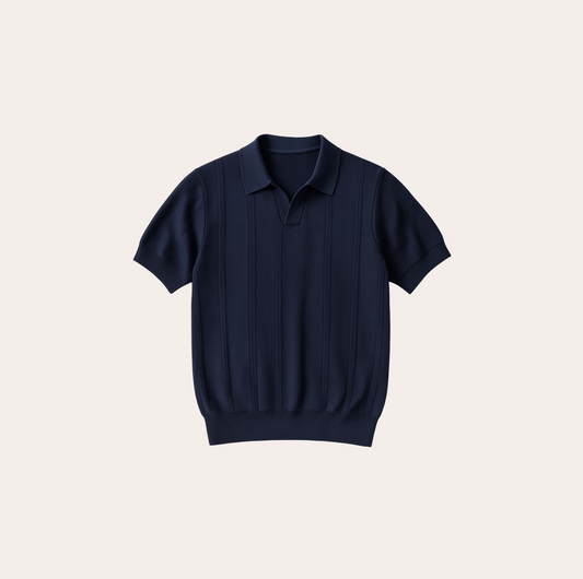 Men’s Knitted Polo Shirt