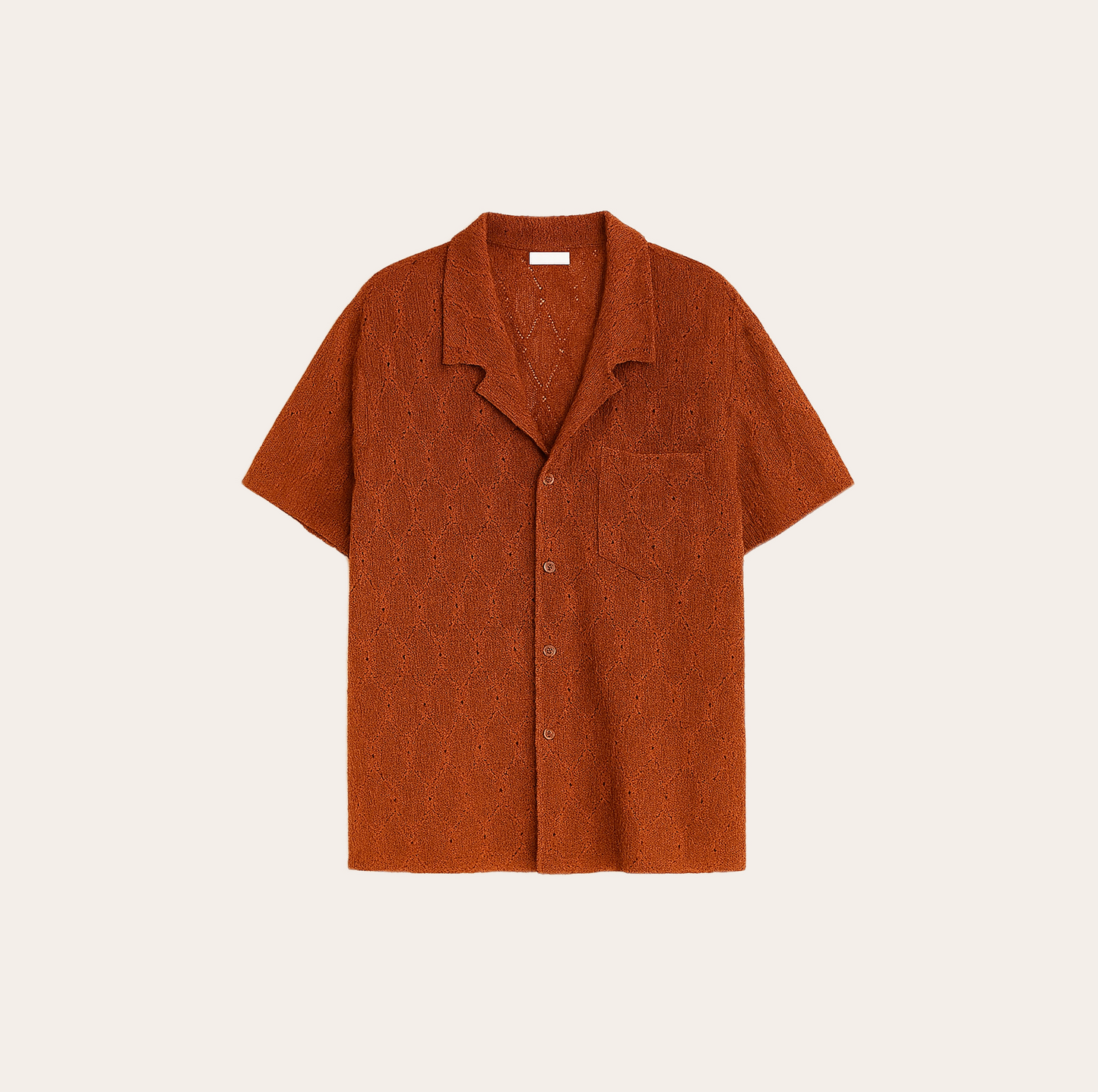 Men’s Jacquard Collar Shirt