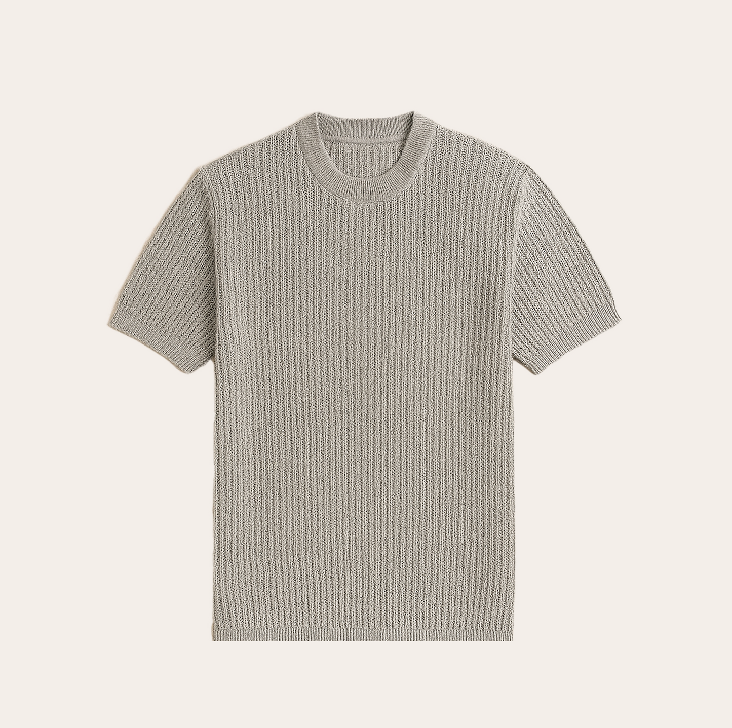 Men’s Hollow-Out Knit T-Shirt