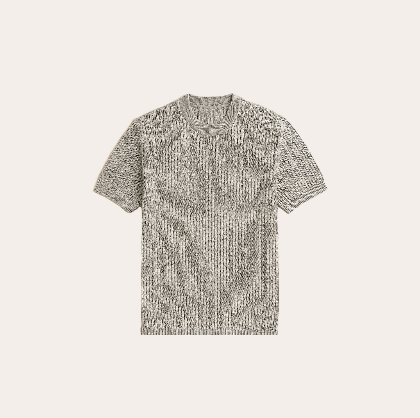 Men’s Hollow-Out Knit T-Shirt