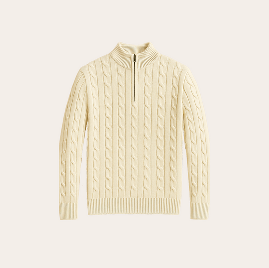 Men’s Jacquard Knit Zipper