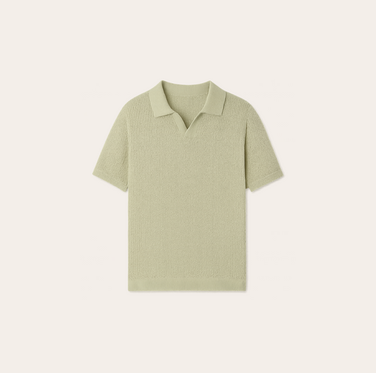 Men’s Knitted Polo Shirt