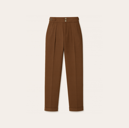 Men’s Light Luxury Draped Suit Pants