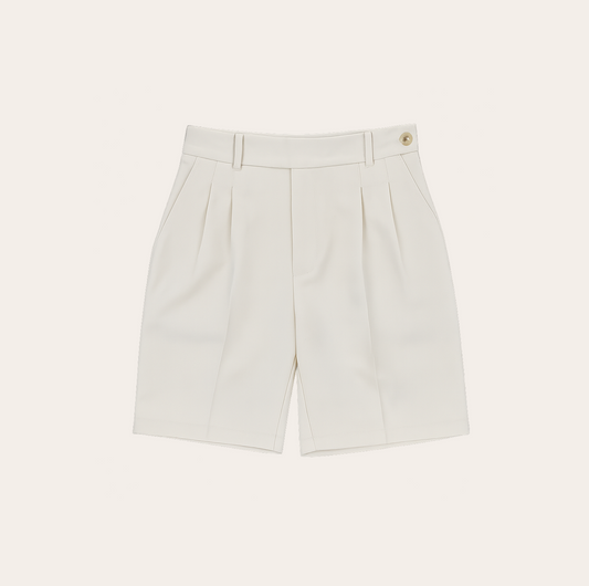 Men’s Slim-Fit Suit Shorts