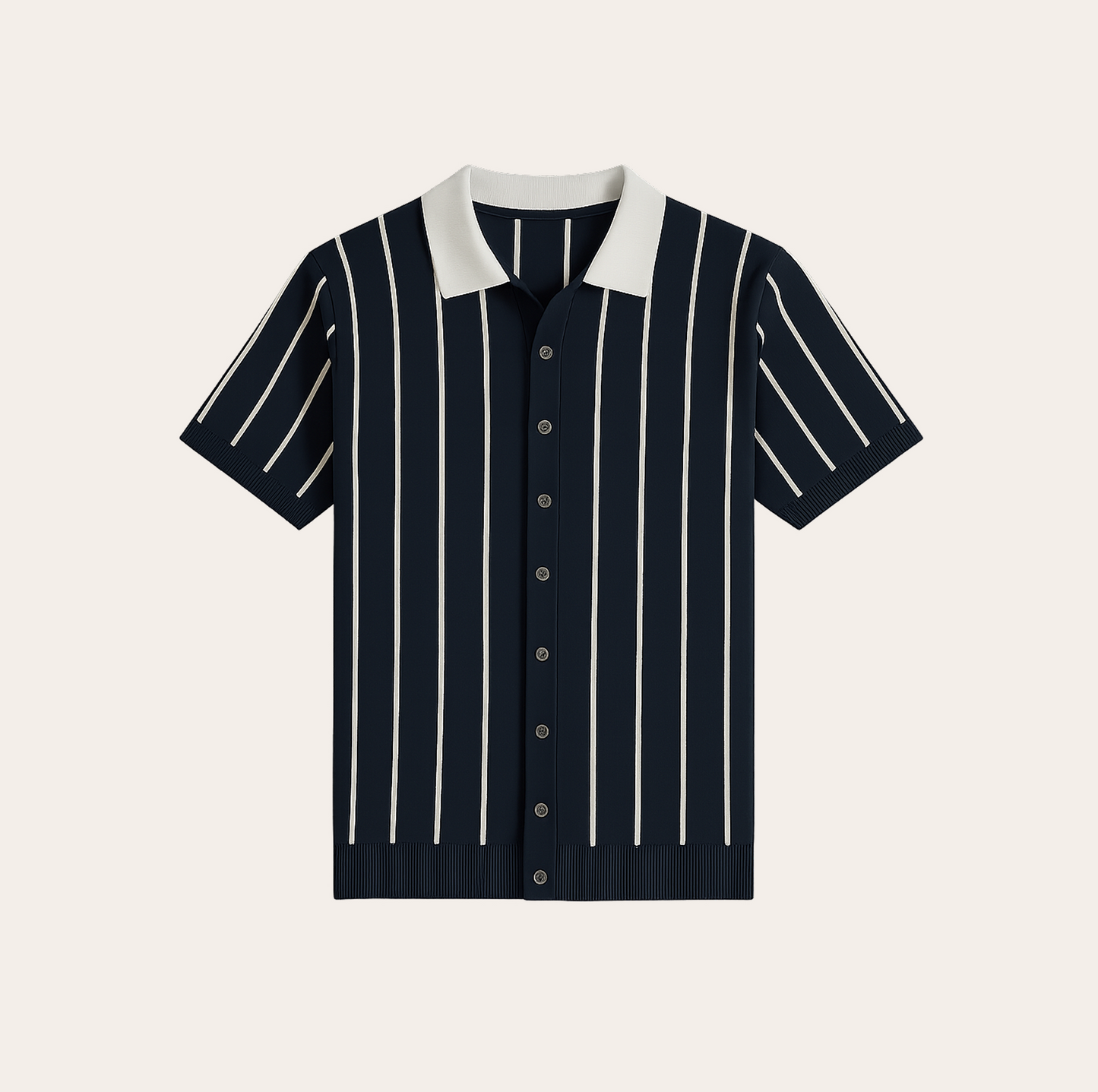 Men’s Knitted Cardigan Polo