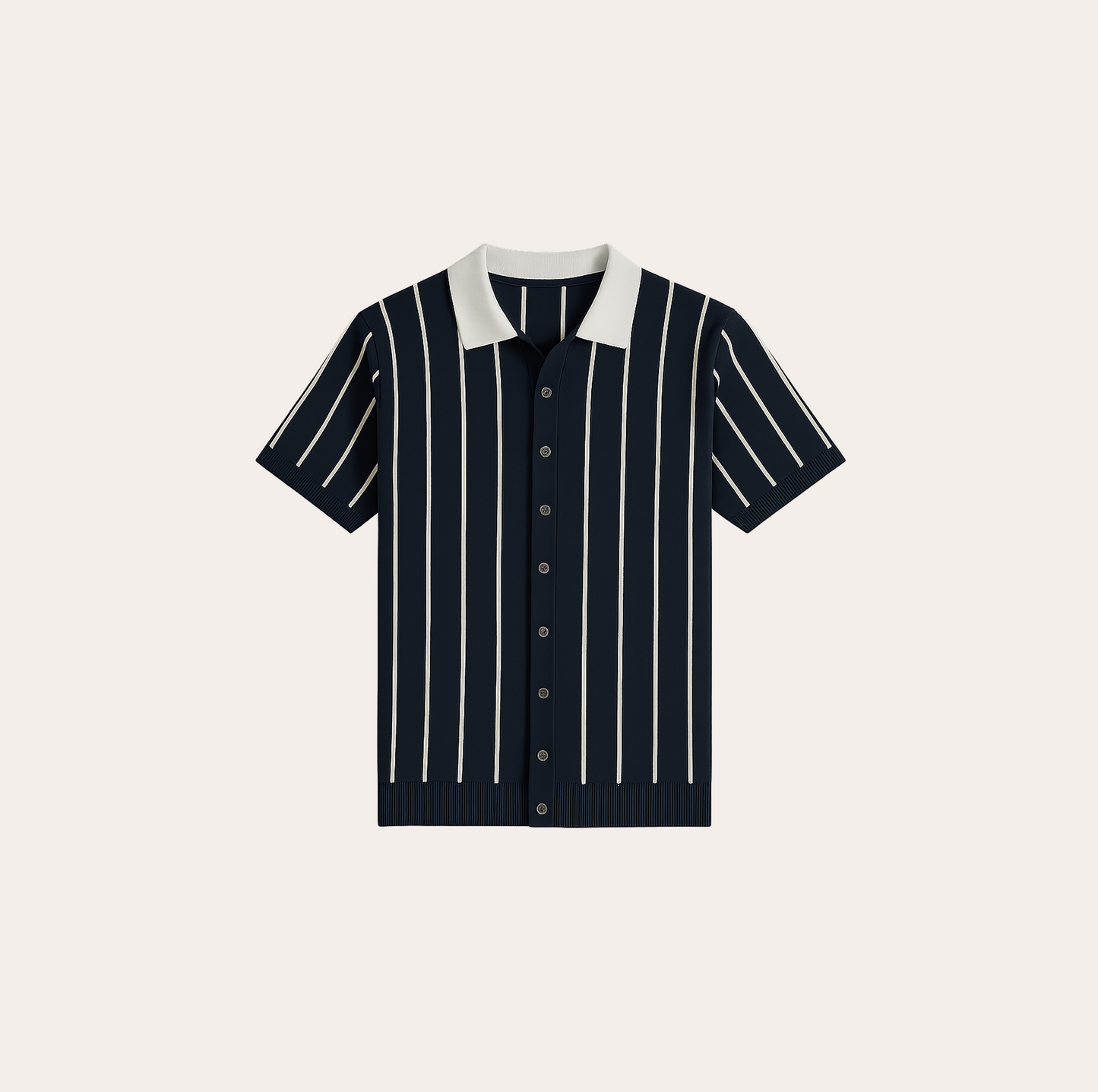 Men’s Knitted Cardigan Polo