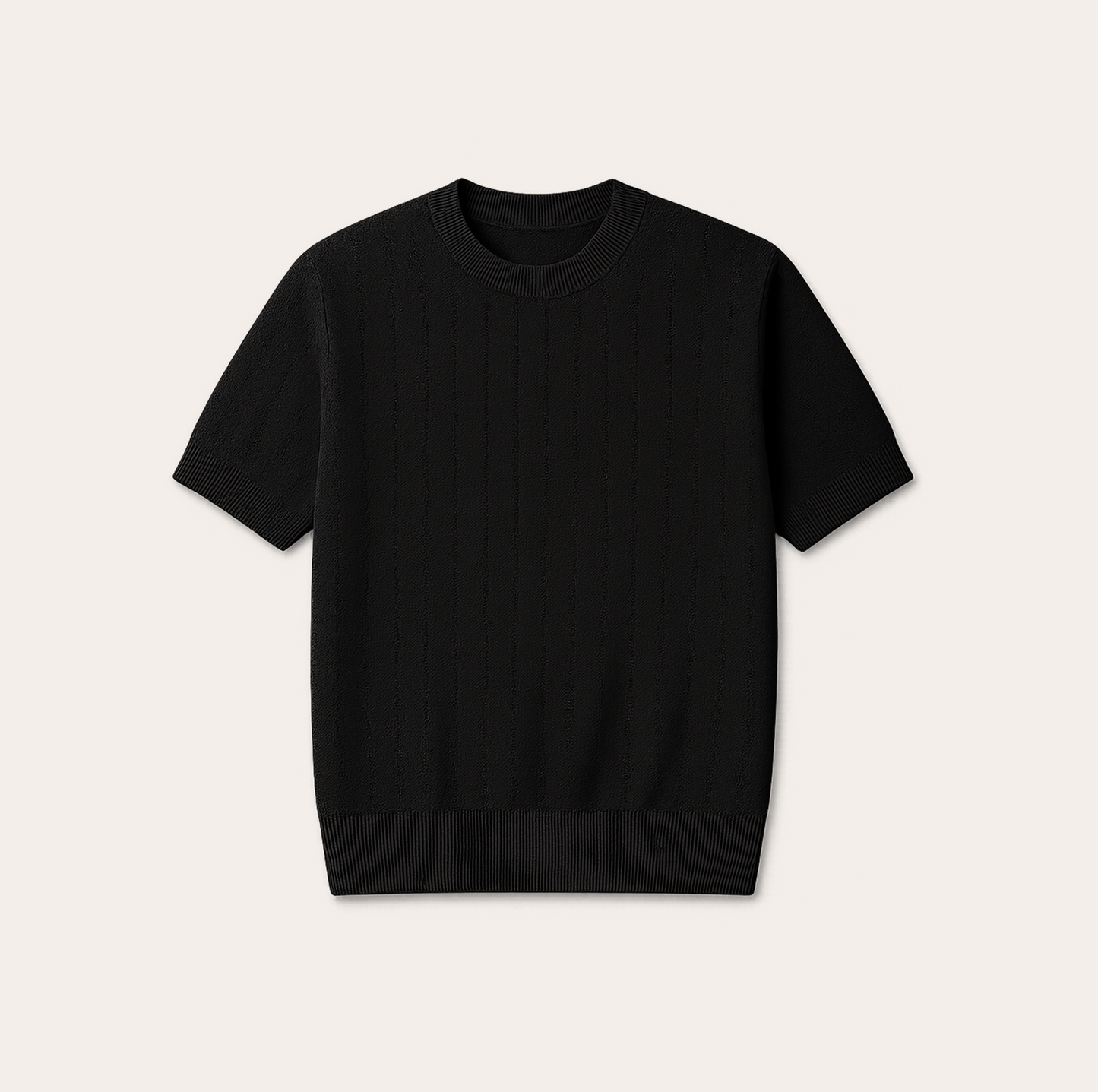 Men’s Hollow-Out Knit T-Shirt