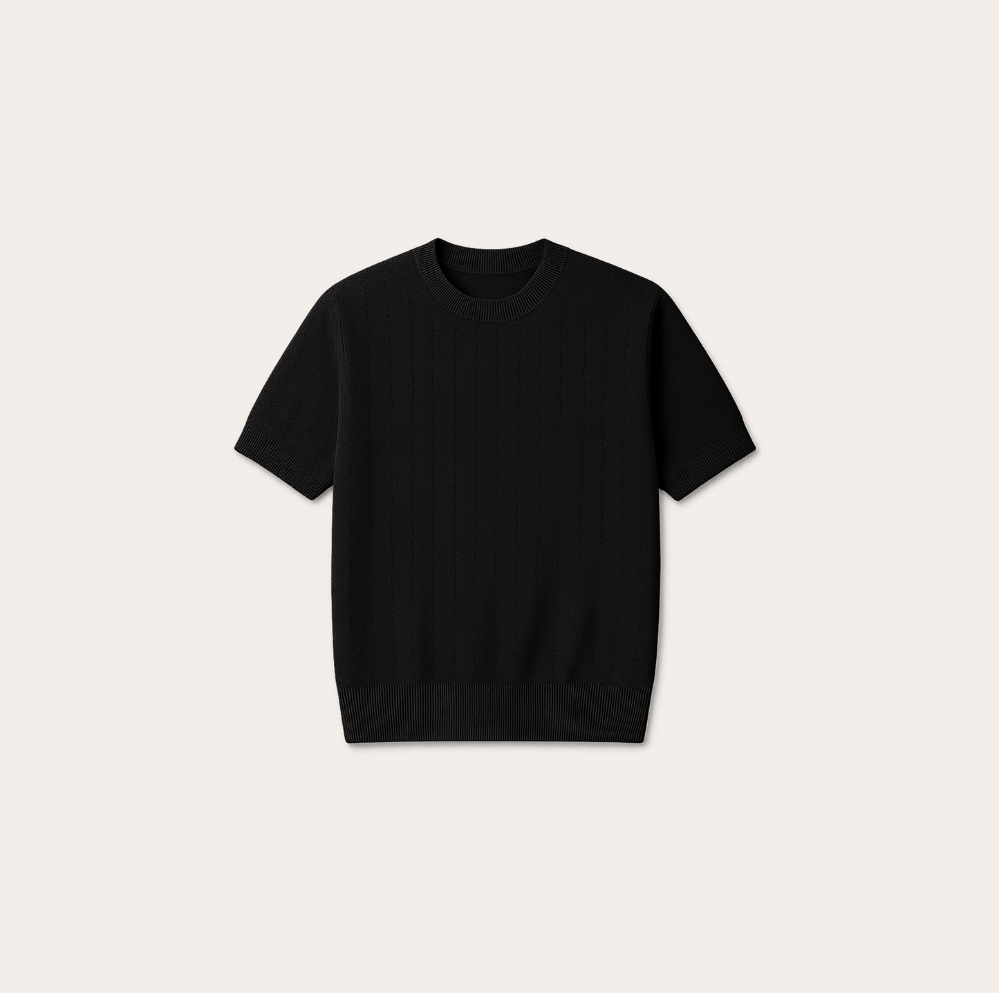 Men’s Hollow-Out Knit T-Shirt