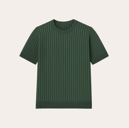 Men’s Knitted O-Neck T-Shirt