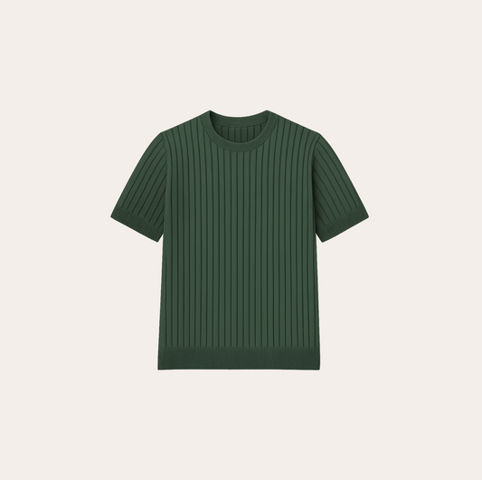 Men’s Knitted O-Neck T-Shirt