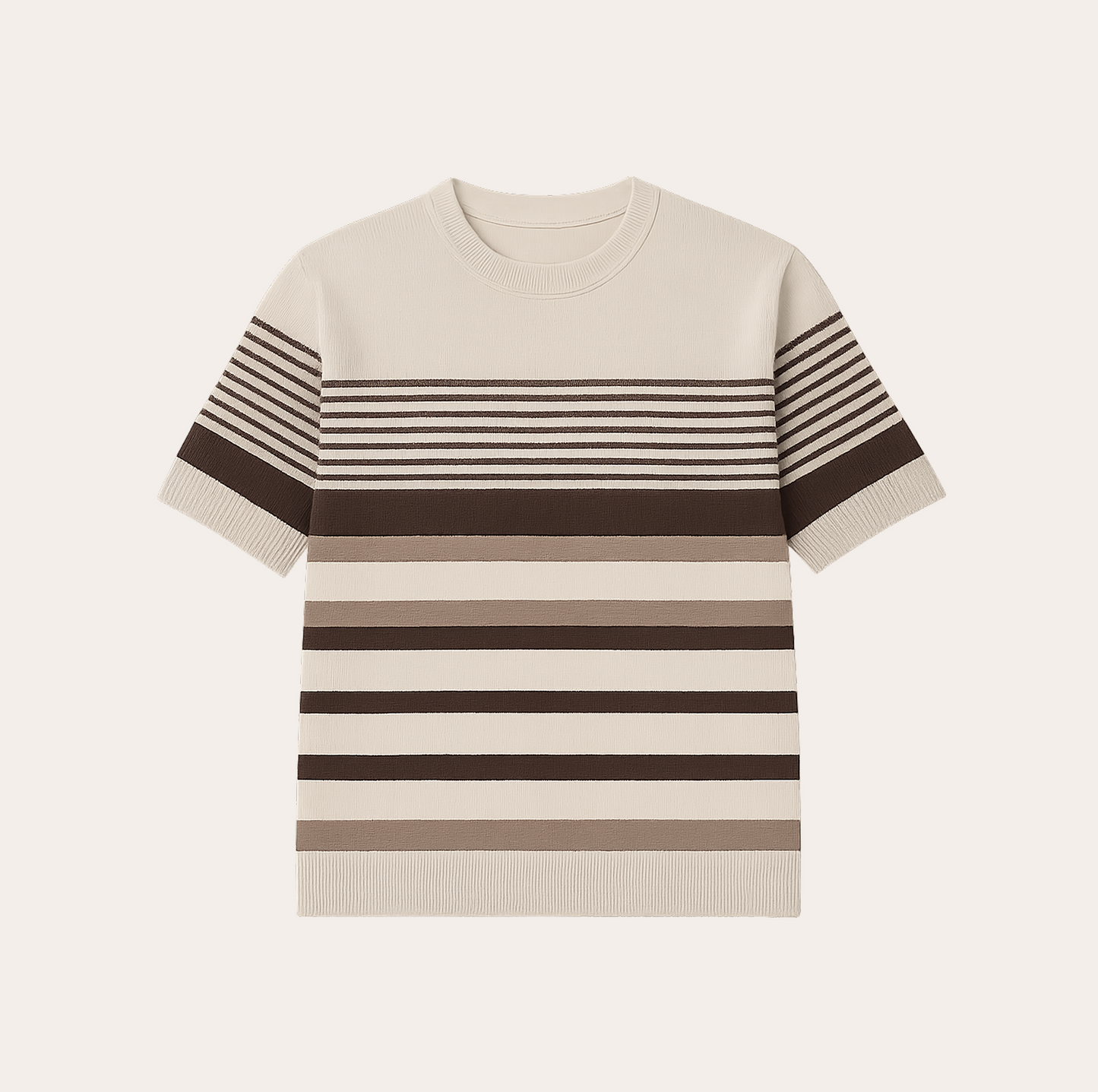 Men’s Striped Knit T-Shirt