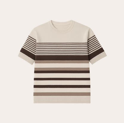 Men’s Striped Knit T-Shirt