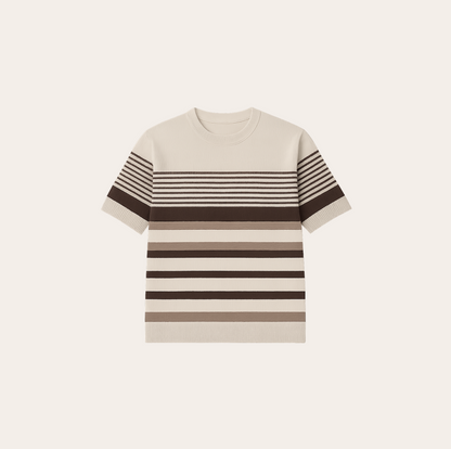 Men’s Striped Knit T-Shirt
