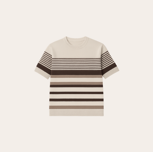 Men’s Striped Knit T-Shirt