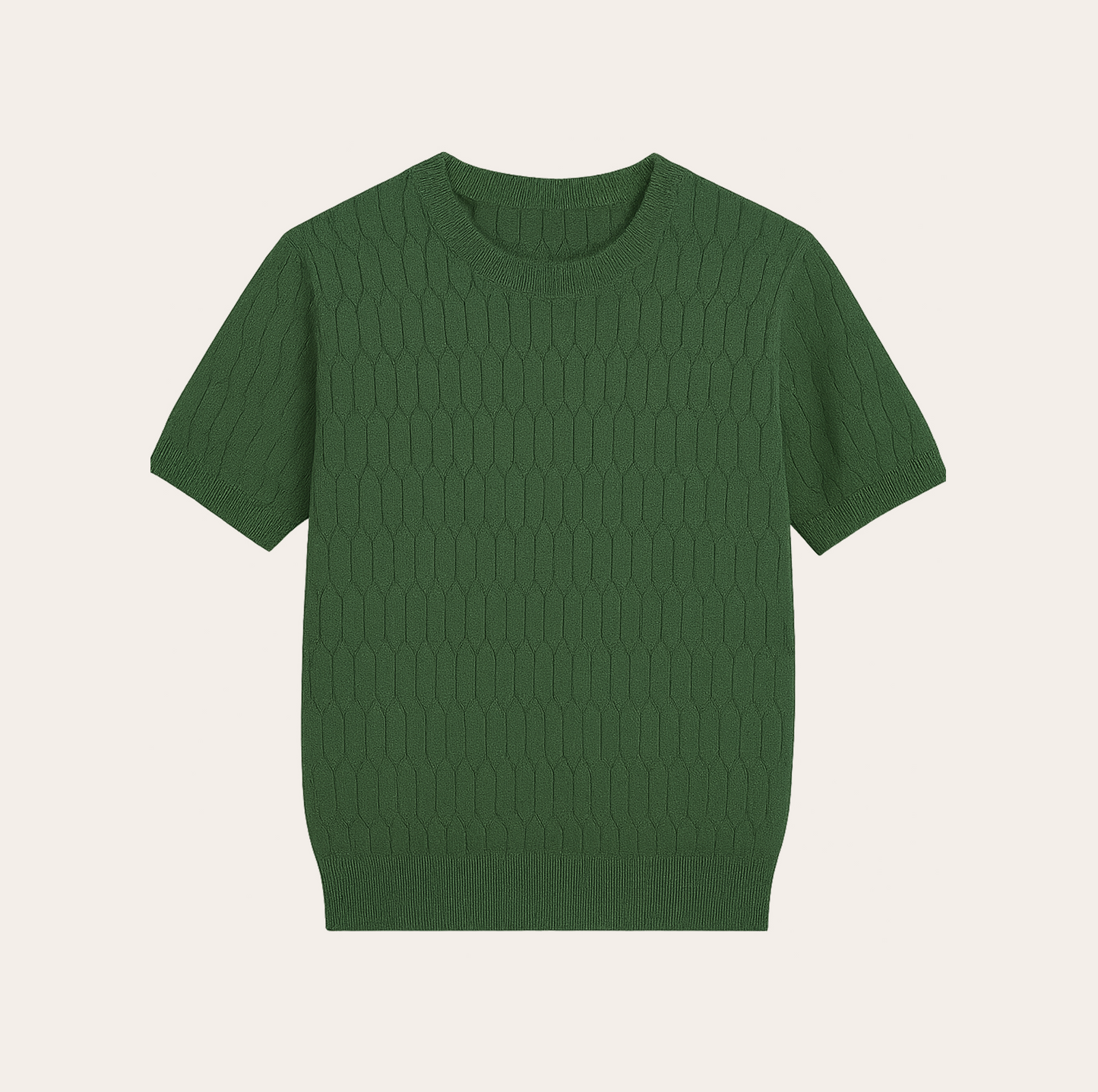 Men’s Jacquard Knit T-Shirt