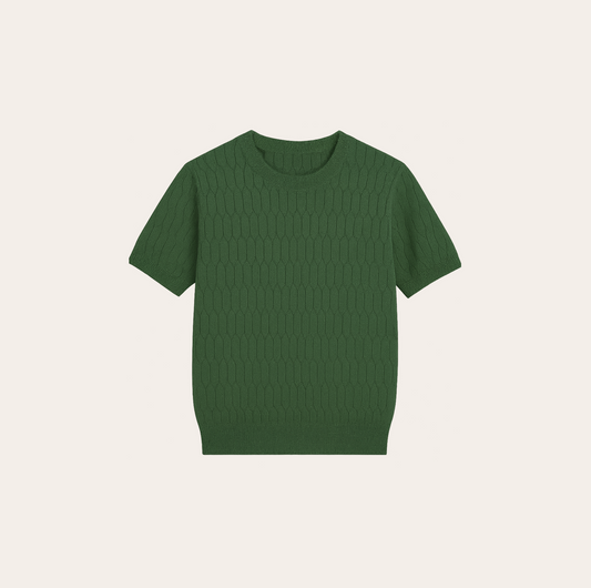Men’s Jacquard Knit T-Shirt