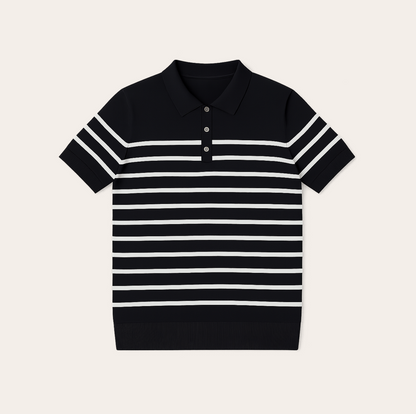 Men’s Button-Down Knit Polo