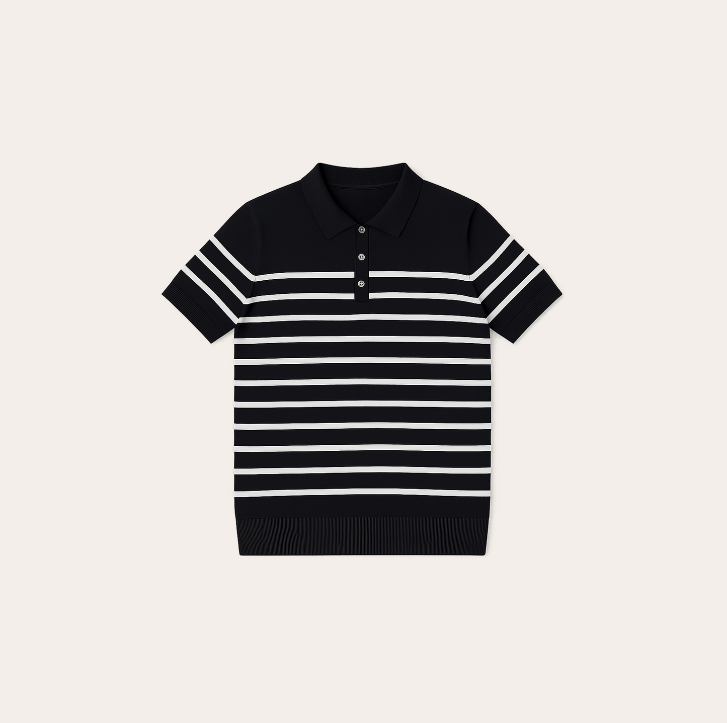 Men’s Button-Down Knit Polo
