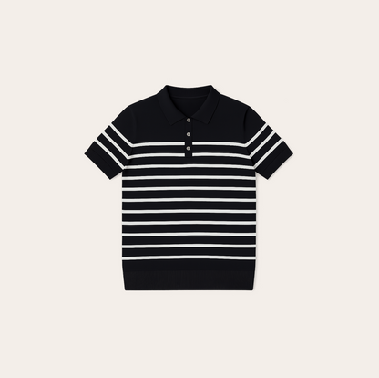 Men’s Button-Down Knit Polo