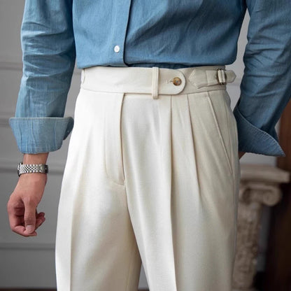 Men’s Draped Baggy Suit Pants