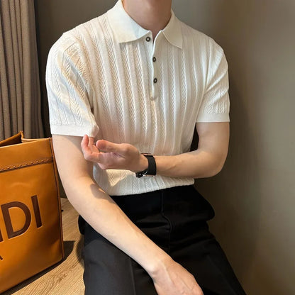 Men’s Jacquard Polo Shirt