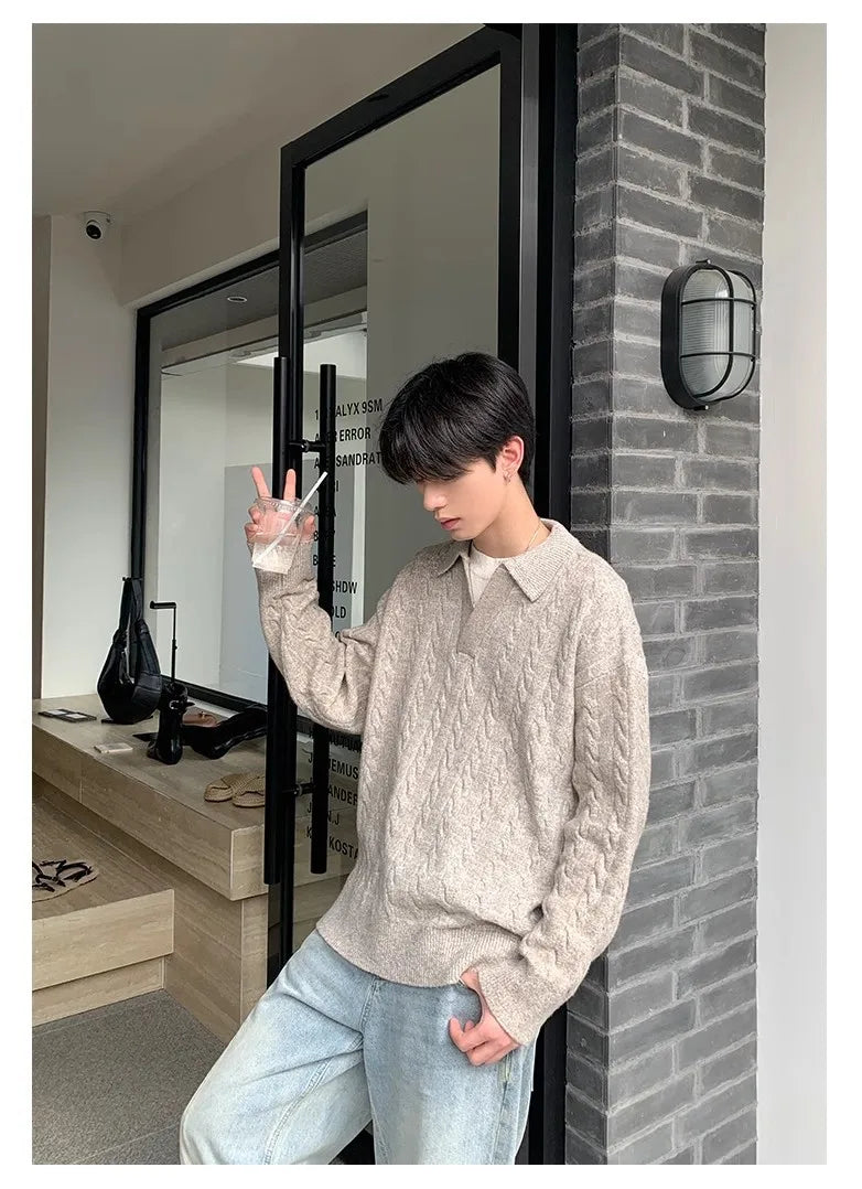Men’s Jacquard Knit Pullover