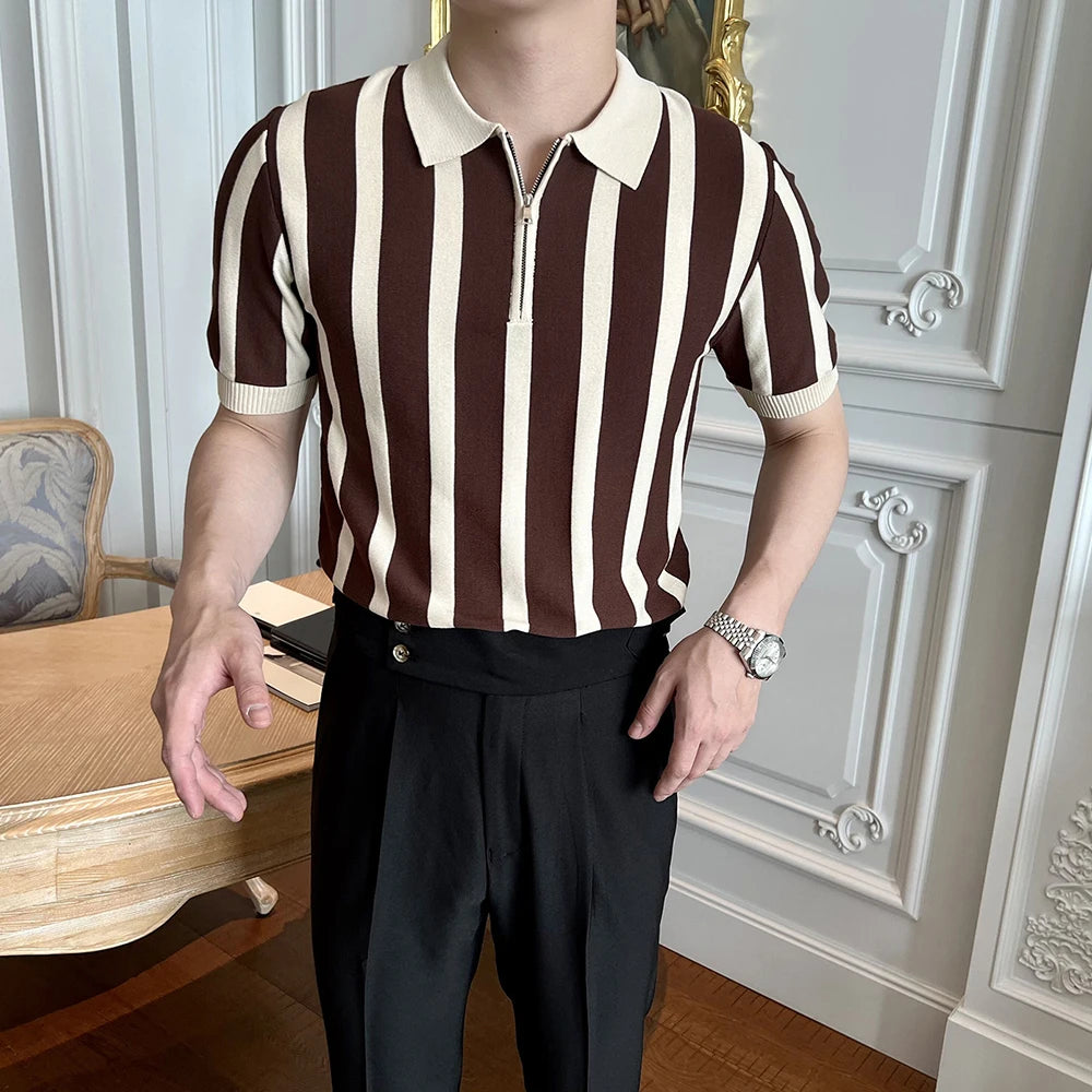 Men’s Knitted Polo Shirt
