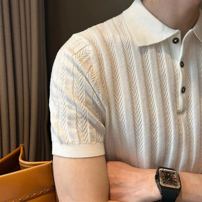 Men’s Jacquard Polo Shirt