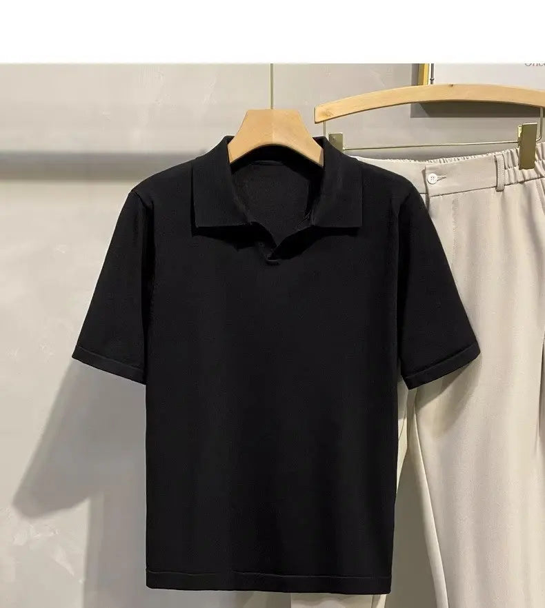 Men’s Knitted Polo Shirt