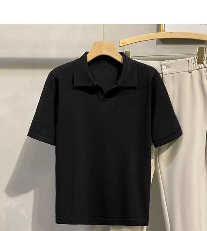 Men’s Knitted Polo Shirt